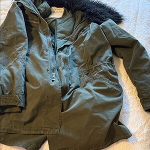 Zadig & Voltaire Women's Green Parka Jacket GUC medium